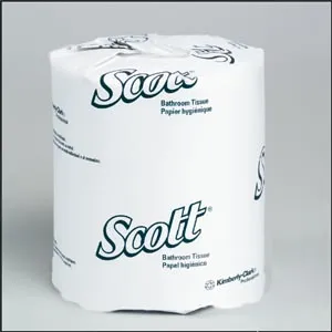 Kimberly Clark - 05102 - Scott Standard Roll Bathroom Tissue, 1-Ply, 1210 sheets/rl, 80 rl/cs