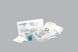 Medical Action - 69244 - IV Kit Includes: (1) Tegaderm 2.375" x 2&frac34;", (2) 2" x 2" 4-Ply NW Gauze, (1) Chloraprep Sepp, (1) Transport Tape Roll 24", (1) Tourniquet, (1) Change Label, 100kit/cs