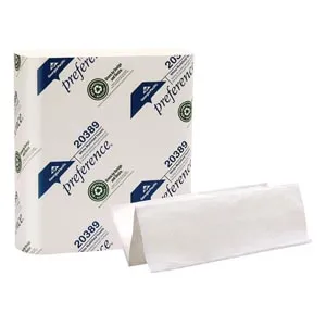 Georgia-Pacific Consumer - 20389 - Multifold Paper Towels, Paper Band, White, 9&frac14;" x 9&frac12;" Sheets, 250 ct/pk, 16 pk/cs