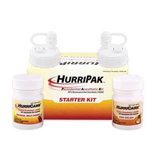 Beutlich LP Pharmaceuticals - HurriPAK - From: 0283-0908-21 To: 0283-1107-07 - , Periodontal Anesthetic Starter Kit, Wild Cherry & Pina Colada