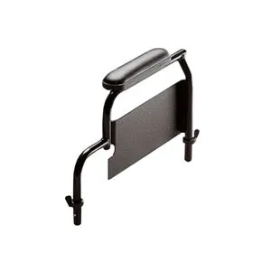 Invacare - From: 8881127464U67 To: 8881127509U67 - oration Fixed Height Conventional Desk Length Armrest Kit, Left, Black Vinyl Upholstery