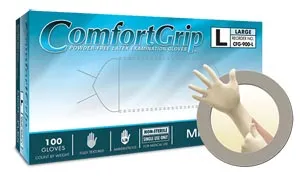Ansell - CFG-900-M - Exam Gloves, PF Latex, Textured, Medium, 100/bx, 10 bx/cs (60 cs/plt) (US Only)
