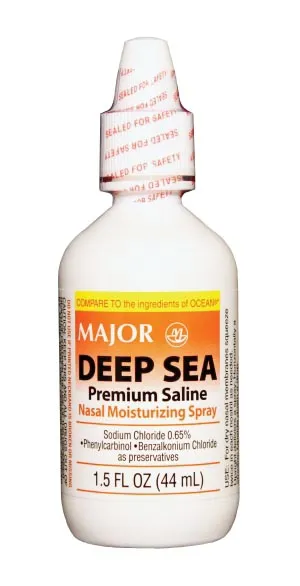 Major Pharmaceuticals - 700804 - Deep Sea, 45mL, Compare to Ocean Nasal Spray, NDC# 00904-3865-75