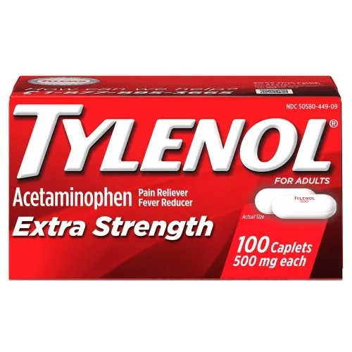 Johnson & Johnsonnsumer - From: 044909 To: 048828  TylenolTylenol Extra Strength, 500 mg Acetaminophen caplet, 100 count