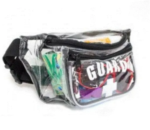 Kemp USA - 10-103-CLR-MSH - Clear Guard Hip Pack With Mesh Bottom