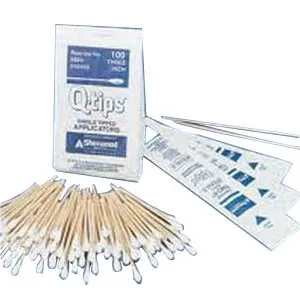 Kendall-Medtronic / Covidien - 540400 - Q-Tips Cotton-Tip Applicator with Wood Handle