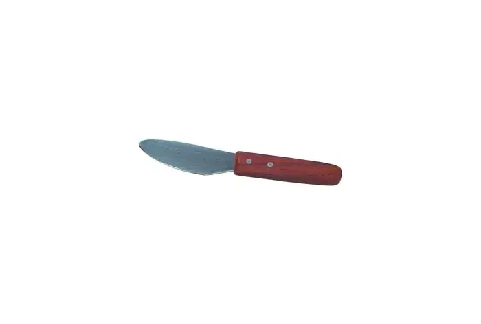 Kinsman Enterprises - 15005 - Knife, Curved Blade, Stainless Steel with Wood Handle (KS15005, 051108) (DROP SHIP ONLY)