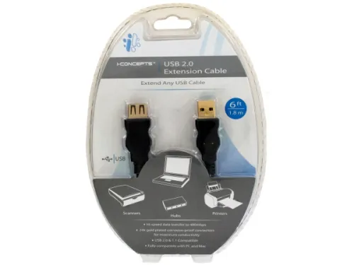 Kole Imports - EL096 - Tech Universe Usb Extension Cable