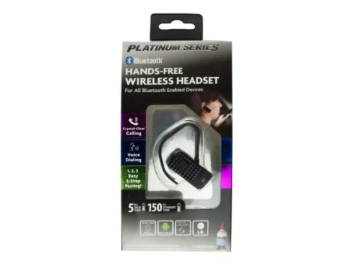 Kole Imports - EN234 - Iessentials Bluetooth Hands Free Headset