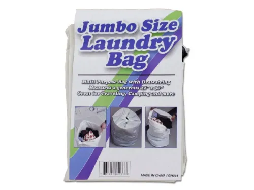 Kole Imports - GH014 - Jumbo Size Laundry Bag With Drawstring