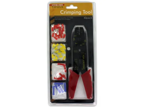 Kole Imports - HB309 - Crimping Tool, 40 Pieces