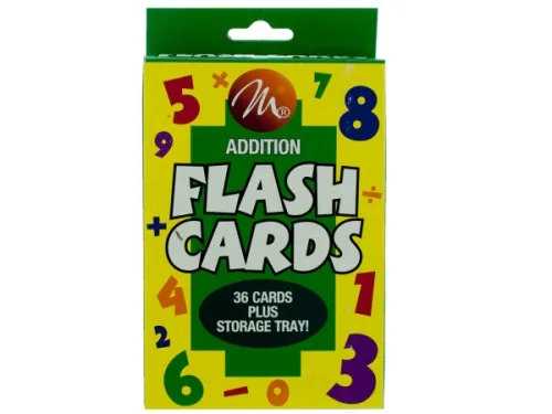 Kole Imports - HW691 - Math Flash Cards