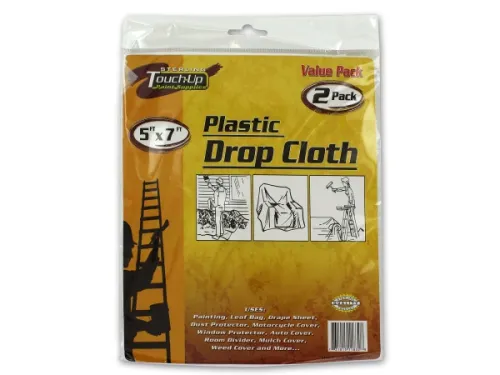 Kole Imports - Mt021 - Plastic Drop Cloth Set