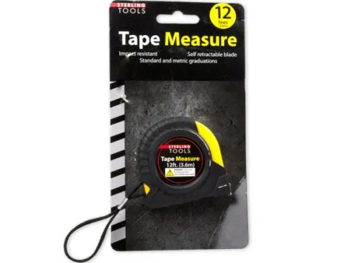 Kole Imports - MT189 - Tape Measure With Rubber Outer Grip