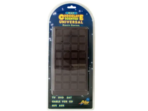 Kole Imports - OD823 - 8-in-1 Giant Chocolate Scented Universal Remote Control