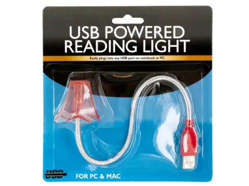 Kole Imports - OF458 - Lamp Shaped Usb Powered Flex Reading Light