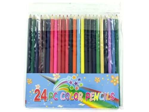 Kole Imports - OP210 - Colored Pencils, 24 Pack