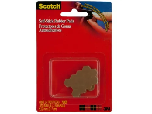 Kole Imports - OP764 - Scotch Self-stick Rubber Pads