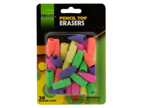 Kole Imports - OP817 - Pencil Top Erasers Set