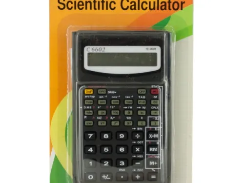 Kole Imports - OS274 - Scientific Calculator With Slide-on Case
