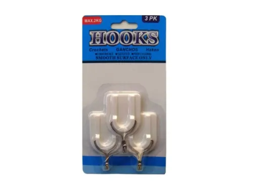 Kole Imports - From: UU354 To: UU356 - Wall Hooks, Pack Of 3