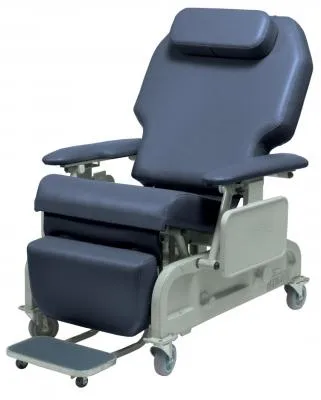 Graham-Field - Powered Bariatric - FR588W427 - Clinical Care Recliner Powered Bariatric Blueridge Vinyl 3 Locking and One Directional