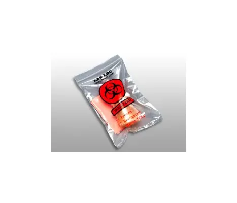 Elkay Plastics - LAB20609BE - Reclosable 3-Wall Specimen Transfer Bag (Biohazard)