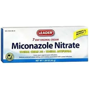 Leader OTC - 1362490 - Leader Miconazole Nitrate Vaginal Cream, 1.59 oz.