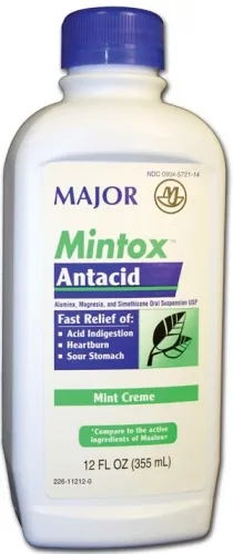 Major Pharmaceuticals - 002673 - Mintox, Maximum Strength, Lemon, Compare to Maalox, NDC# 00904-5725-14