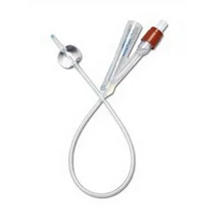 Medline - DYND11553 - Industries 2 Way Silicone Foley Catheter 8 fr 3 cc, 100% Silicone, Latex free, Sterile