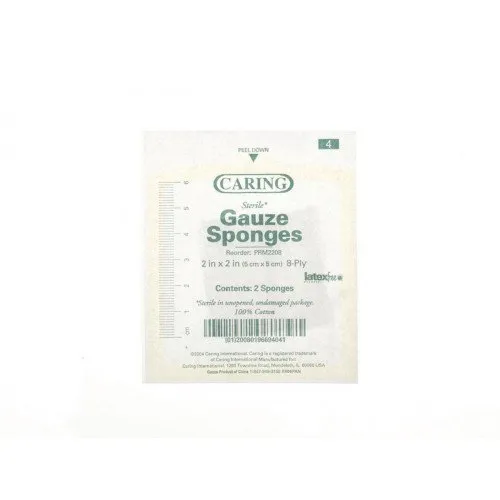 Medline - From: PRM2208 To: PRM2208Z - Caring Woven Sterile Gauze Sponges