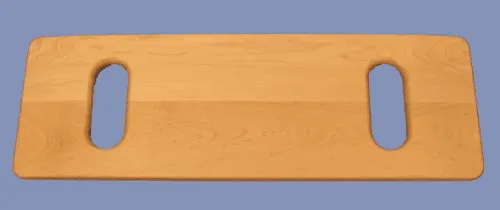 Metal And Mobility Products - SafetySure - 5220 - SafetySure Solid Maple Transfer Board with Hand Slots, 30" L x 8" W, 0.75" Thickness, Plywood, Smooth Lacquered Finish, 300 lb. Weight Capacity