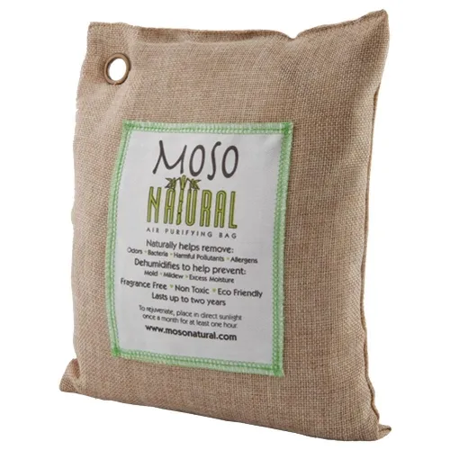 Moso Natural From: 228682 To: 228689 - Air Purifying Bags Natural Moso Bag 200 Grams (a) Charcoal 500 50 2 Count For Refrigerato