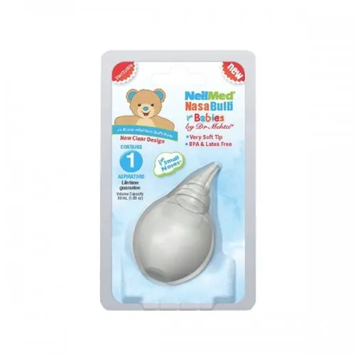 Neilmed Pharmaceutical - From: NB1 To: NB2 - NasaBulb Clear Silicone Bulb.  Pack of 1.