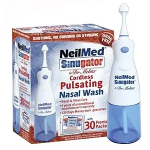 Neilmed Pharmaceutical - SG-ENU-US - Sinugator Pulsating Nasal Wash Kit, Soothes Nose, Latex-free