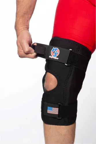 New Options Sports - K64-PC - Knee Mate Wrap Around With Hinges