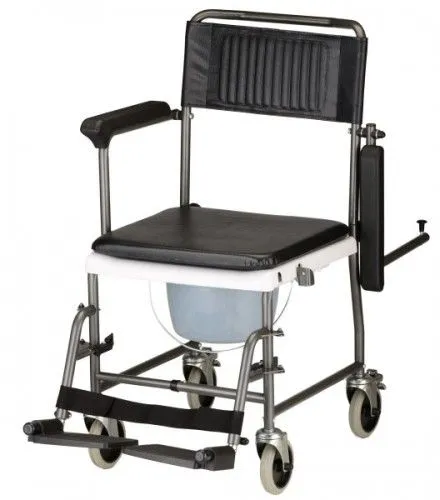 Nova Ortho-med - 8805 - Drop Arm Commode Transport Chair With Wheels