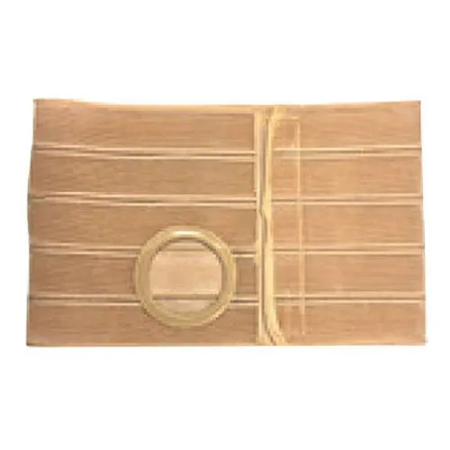 Nu-Hope - Nu-Form - From: BG-6466-I To: BG-6468-Q - Nu Form Nu Form Beige Support Belt 2 7/8" x 3 3/8" Opening 1 1/2" From Bottom 9" Wide 41" 46" Waist, Contoured, X Large, Cool Comfort Elastic, Right Sided Stoma.