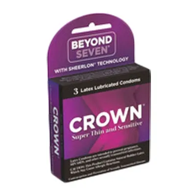 Okamoto Usa From: 20003 To: 52012 - Beyond Seven Crown Condoms 3 Ct 24 12 Studded