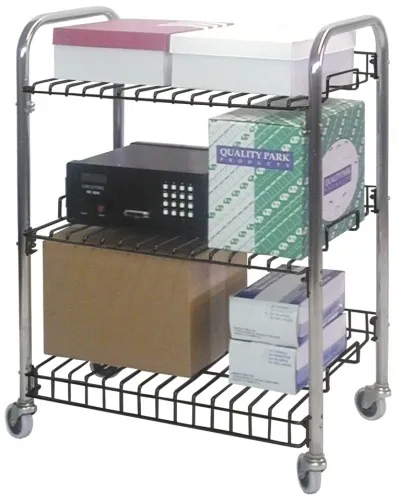 Omnimed From: 264650 To: 264651 - Beam Wire Shelf Utility Cart Mobile Supply