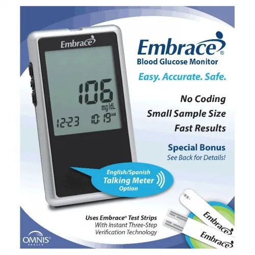 Omnis Health - From: 01AB0200-B To: 01AB0200CM  Embrace No Code Talking Meter