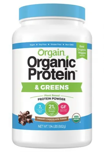 Orgain - 5560040 - Protein + Greens - Creamy Chocolate Fudge