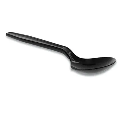 Pactivcorp - PCTYMWSSE - Meadoware Polystyrene Cutlery, Soup Spoon, Medium Heavy Weight, Black, 1,000/Carton