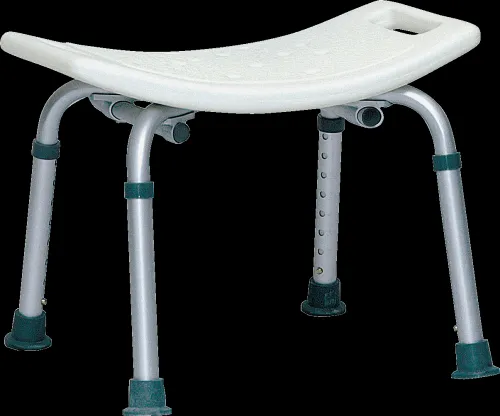 Professional Medical Imports - 202AS - Bath Bench Without Back Blow Mold Leg Span