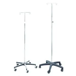 Professional Medical Imports - 884035 - 5 Leg Two Prong Twist Lock I.V. Pole, Height Adjustments