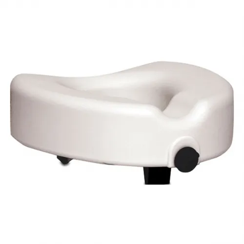 PMI - Professional Medical Imports - From: BSRTS To: BSRTSL - ProBasics Raised Toilet Seat with Lock, 350 lb. Weight Capacity.