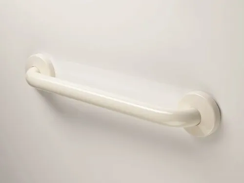 Ponte Giulio  - G02JAS01I2 - Maxima Straight Vinyl Coated Grab Bar With Safety Grip and Cover Flange