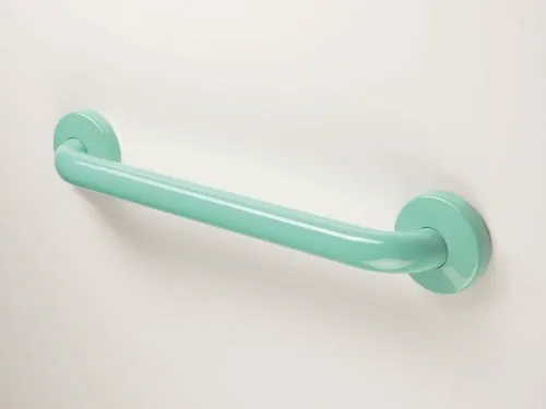 Ponte Giulio  - G02JAS02G2 - Maxima Straight Vinyl Coated Grab Bar With Safety Grip and Cover Flange