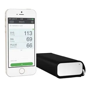 Qardio From: A100 To: A100-IMB - QardioArm Smart Blood Pressure Monitor For Apple IOS And Android  Lightning Midnight B