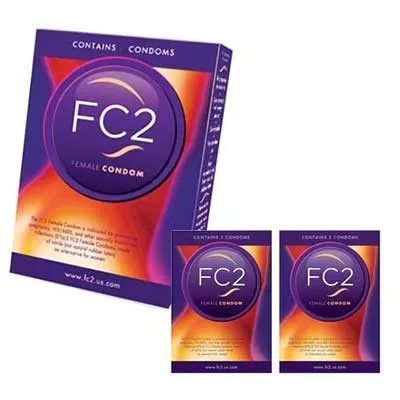 Quest Products - FHC01888PP - FC2 Female Condom, 4 Packs of 3 Shrink Wrapped